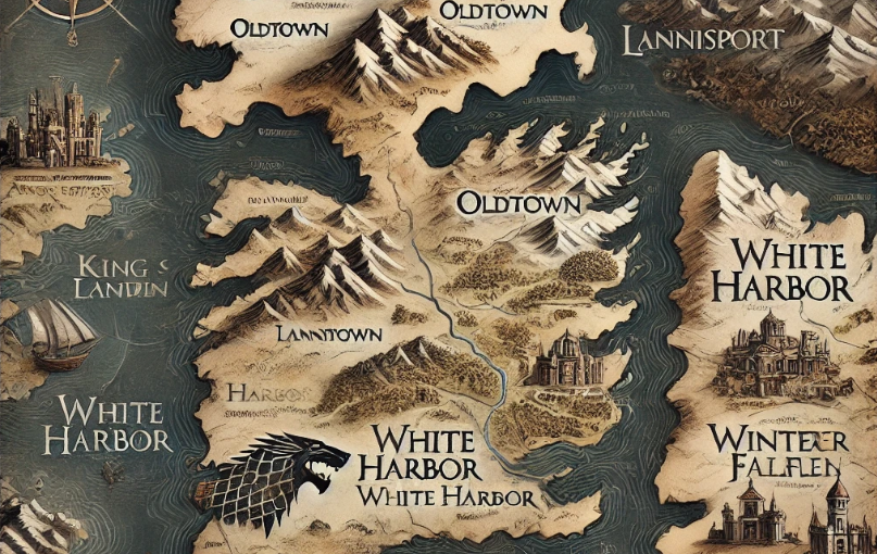 Przewodnik po miastach Westeros: Od Królewskiej Przystani po Winterfell